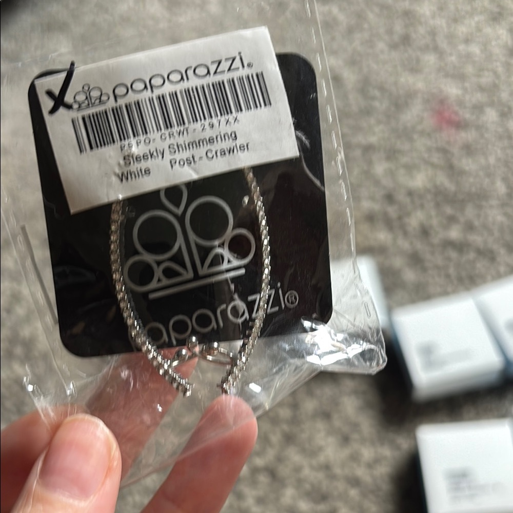 Paparazzi Silver Earrings